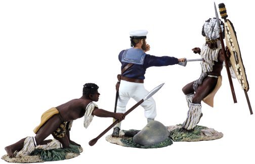 "Seaman Aynsley's Demise" Hand-to-Hand Set with Seaman Aynsley and 2 Zulus