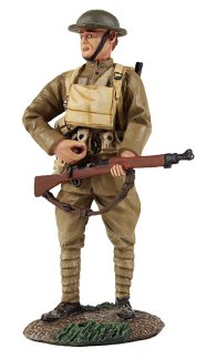 Private infantry regiment 1914 54 mm Great Britain Tin toy soldier miniature 