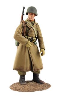 U.S. Airborne Infantry in Overcoat, Winter 1944-45 #1