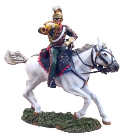 French 4th Lancers Bugler Charging #1