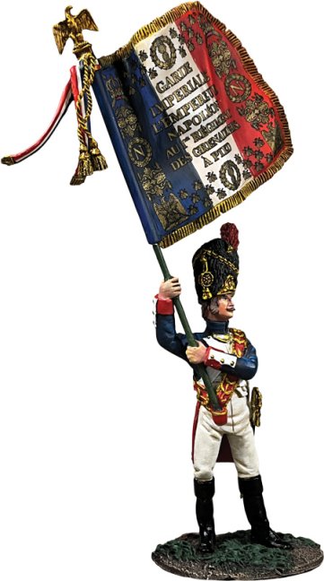 French Imperial Guard with Eagle, 1815