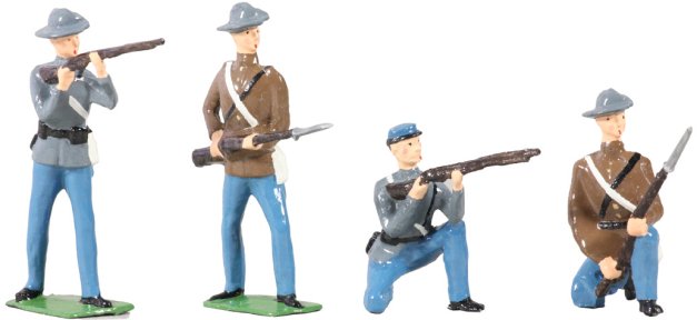American Civil War Confederate Infantry Set
