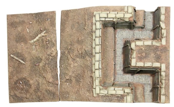 WWI British Trench Section #2, Infantry Trench - 5 Piece Set