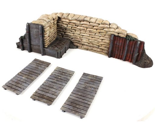 WWI/WWII Trench Section with Duckboards