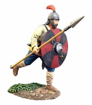 Saxon Warrior Running with Spear #1 (Osgar)