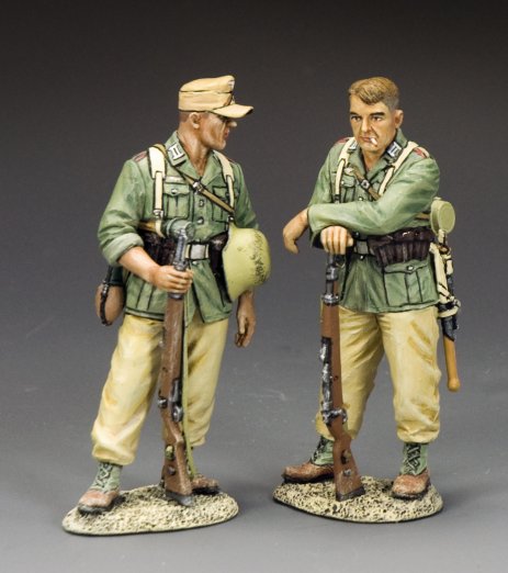 "At Ease" Two AK Soldiers