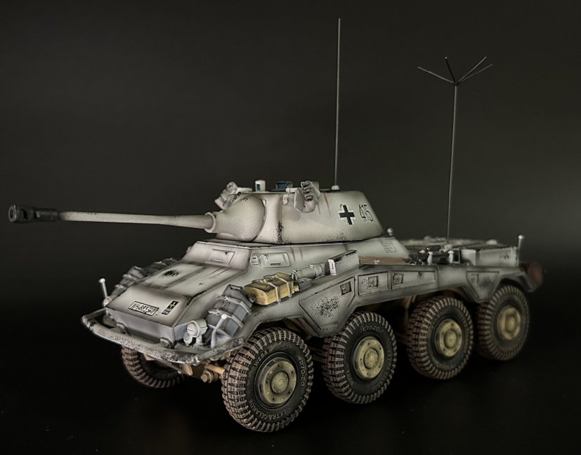 Winter Sd.Kfz.234/2 Puma Armored Vehicle