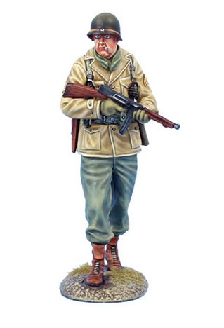 US Winter Infantry Sergeant with Thompson SMG