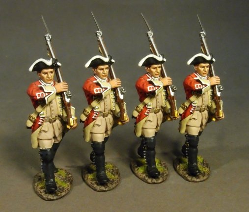 Line Infantry Marching, British 48th Regiment of Foot