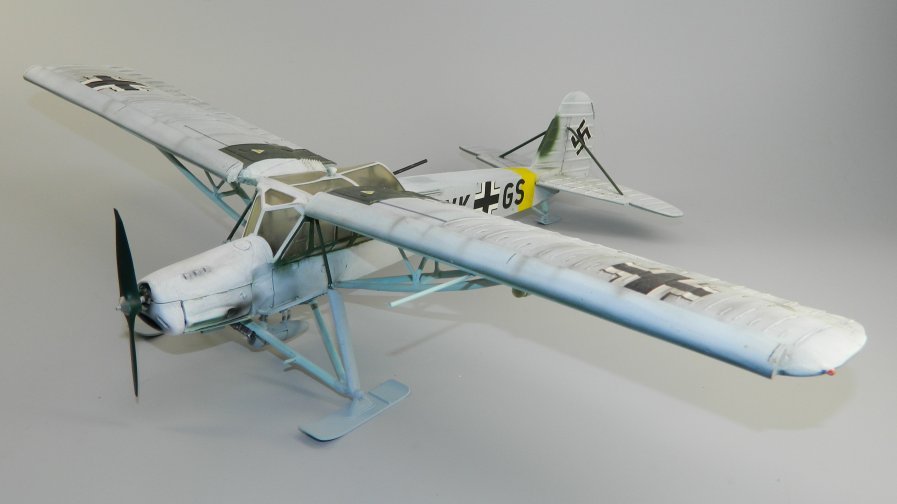 German Storch Aircraft - Winter Version