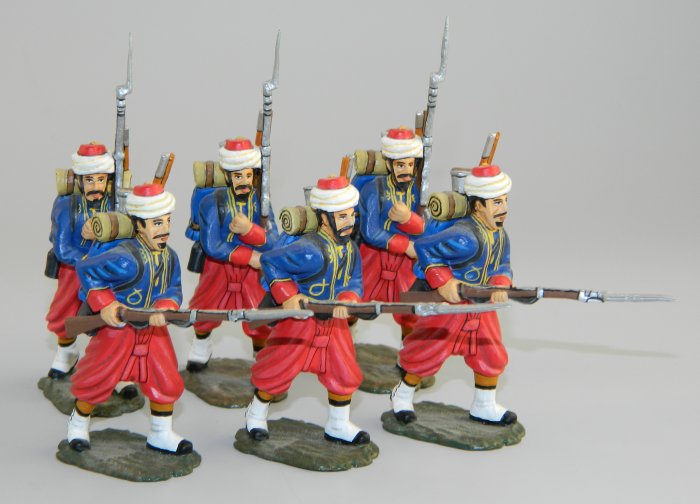 French Imperial Guard Zouaves Advancing