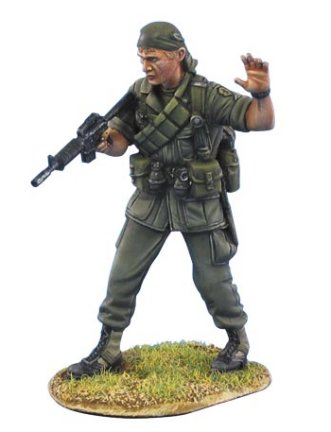 US 25th Infantry Division Sergeant with CAR-15