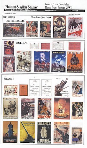 French/Low Countries Homefront Posters and Notices