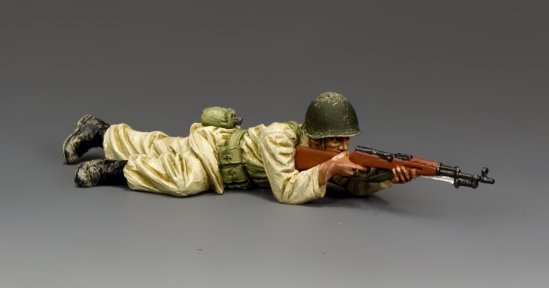 Egyptian/Syrian Soldier Lying Prone