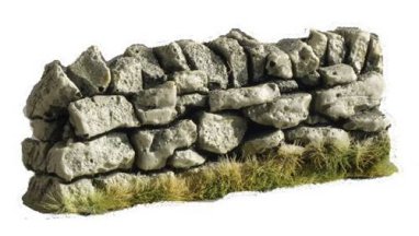 3 Inch Straight Dry Stone Wall