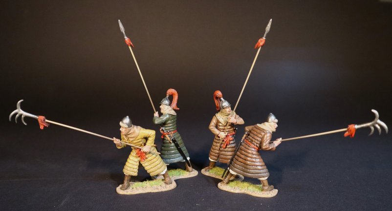 Four Korean Auxiliary Spearmen
