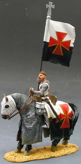 Mounted Knight with Flag