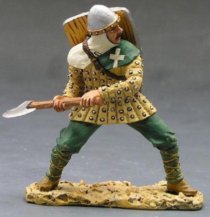 Man-at-arms Fighting with Axe