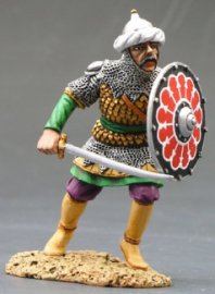 Charging Saracen with Sword & Shield