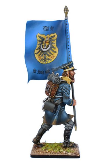 Prussian 3rd Silesian Landwehr Standard Bearer #1