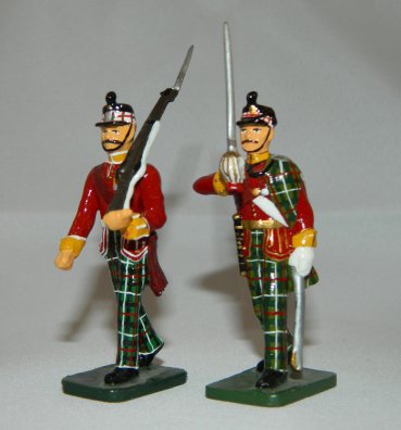 British Highland Light Infantry, Officer and NCO
