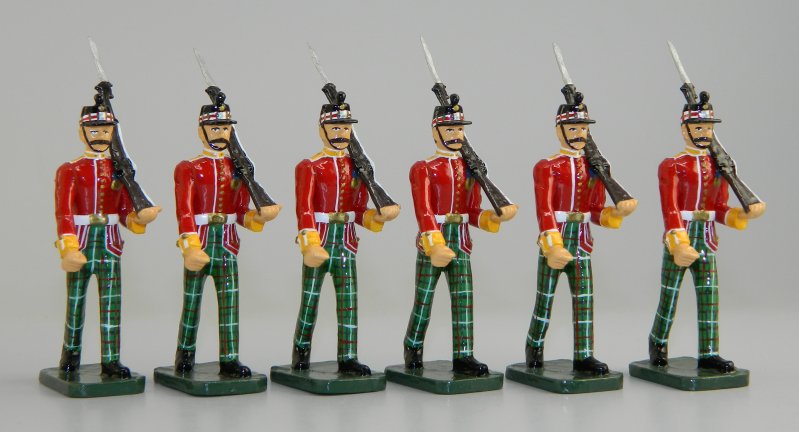 British Highland Light Infantry Marching
