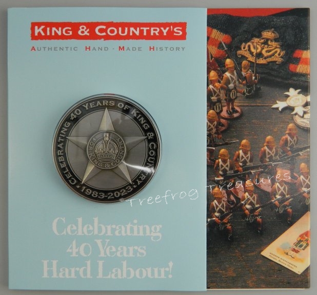 2023 King & Country 40th Anniversary Coin