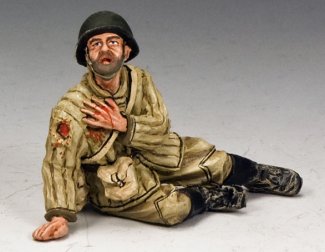 Red Army Soldier Sitting Wounded