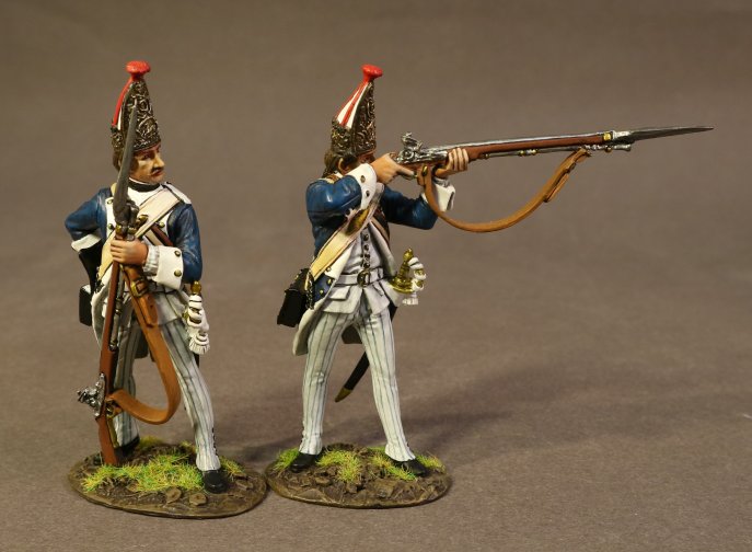 Two Grenadiers, Von Rhetz Regiment, Brunswick Grenadiers