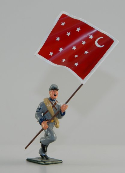 Confederate Flagbearer - Van Dorn Pattern Flag