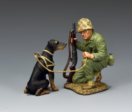 USMC052 Pacific War Dog by King and Country 