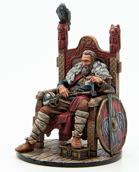 Viking Earl on Throne