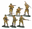 WWII Japanese Infantry (6 pc assortment)