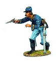 Union Dismounted Cavalry Trooper Firing Pistol