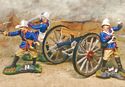 24th Regt Artillery Set - 3 Figures and Cannon