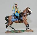 Mounted Confederate Officer with Pistol