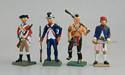 Four War of 1812 Figures by Devereaux Pewter