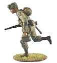US Airborne Paratrooper Running with M1 Garand and Ammo Box