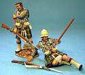 Gordon Highlanders, 2 Figures with Flesh Wounds