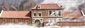 Hougoumont on Fire - 10" x 30" Backdrop