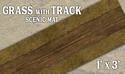 Scenic Grass Mat with Track - 1' x 3'
