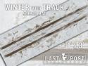 Winter with Tracks Scenic Mat - 1' x 3'