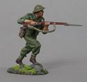 Allied Soldier Charging - Tropical Green Uniform