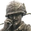khaki army bronze military statue