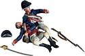 Officer Down! Legion of the United States Soldier Helping Wounded Officer, 1794