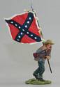 Confederate Colour Bearer with Flag