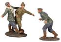 "A Friendly Game" 1914 Christmas Truce Soccer Set #1 - No Man's Land Soccer Match