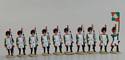 10 French Guard Napoleonic Wars Soldiers