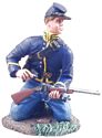 Union Cavalry Trooper Dismounted Knelling Loading #1