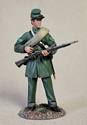 1st U.S. Berdan's Sharpshooter, Standing Reaching For Cap